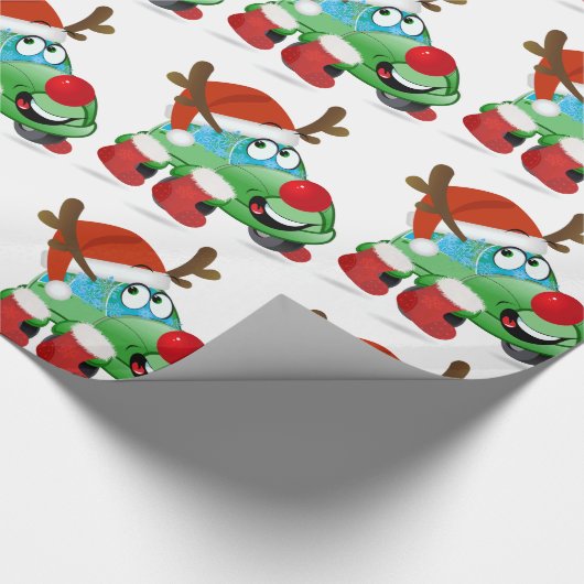 Cartoon voor kerstmis cadeaupapier (Hoek)