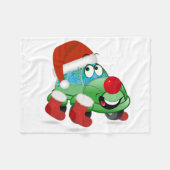 Cartoon voor kerstmis fleece deken (Voorkant (Horizontaal))