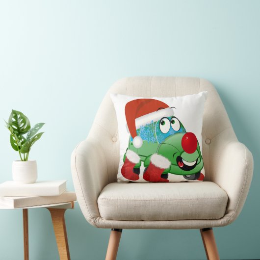 Cartoon voor kerstmis kussen (Stoel)