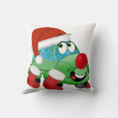 Cartoon voor kerstmis kussen (Achterkant)