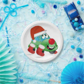 Cartoon voor kerstmis papieren bordje (Feest)