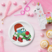 Cartoon voor kerstmis papieren bordje (Feest)