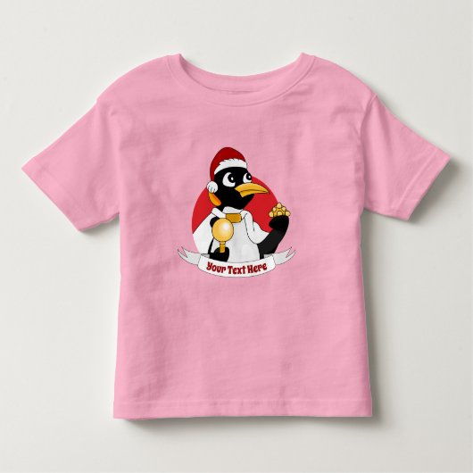 Cartoon voor kerstmis van keizer Toddler T-shirt (Voorkant)