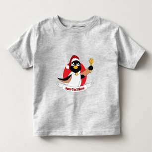 Cartoon voor kerstmis van pinguïn Toddler T-shirt