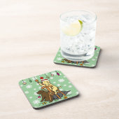 Cartoon voor kerstversiering bier onderzetter (Rechterzijde)