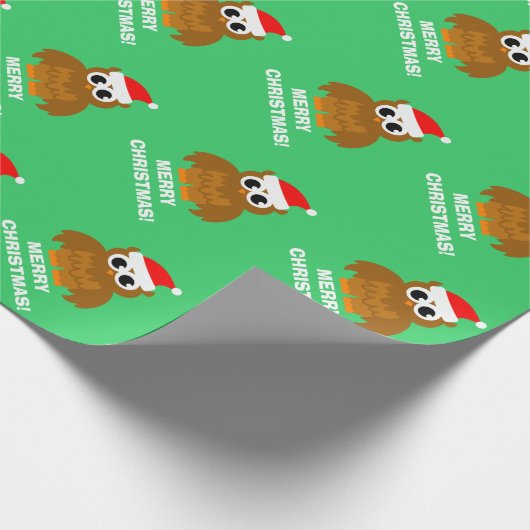 Cartoon voor kerstwijn cadeaupapier (Hoek)