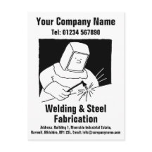 Cartoon voor lassen en fabriceren aan persoonlijke