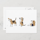 cartoon voor loopwalserij 2 briefkaart (Voorkant / Achterkant)