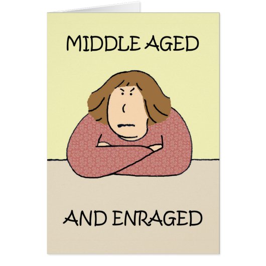 Cartoon voor middelbare leeftijd (Voorkant)