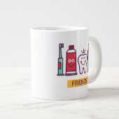 Cartoon voor orale toediening grote koffiekop (Voorkant rechts)