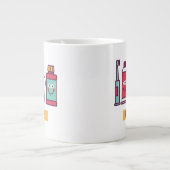 Cartoon voor orale toediening grote koffiekop (Voorkant)