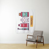 Cartoon voor orale toediening wandkleed (In situ)