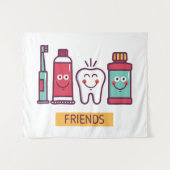 Cartoon voor orale toediening wandkleed (Voorkant (horizontaal))