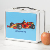 Cartoon voor racewagens met hoge snelheid (In situ)