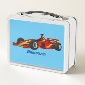 Cartoon voor racewagens met hoge snelheid (Achterkant)