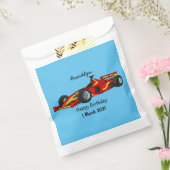 Cartoon voor racewagens met hoge snelheid bedankzakje (Gezegeld)