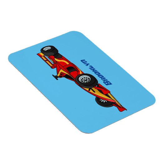 Cartoon voor racewagens met hoge snelheid magneet (Rechterzijde)