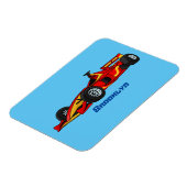 Cartoon voor racewagens met hoge snelheid magneet (Linkerzijde)