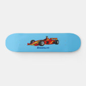 Cartoon voor racewagens met hoge snelheid persoonlijk skateboard (Horizontaal)