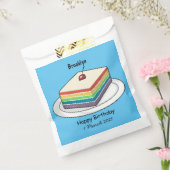 Cartoon voor regenbooggebak bedankzakje (Gezegeld)