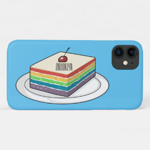 Cartoon voor regenbooggebak Case-Mate iPhone case