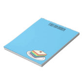 Cartoon voor regenbooggebak notitieblok (Linkerzijde)