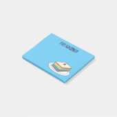 Cartoon voor regenbooggebak post-it® notes (Schuin)