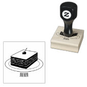 Cartoon voor regenbooggebak rubberstempel (Gestempeld)