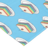 Cartoon voor regenbooggebak tafelkleed (Gekanteld)
