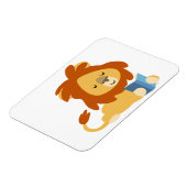 Cartoon voor snelle aflezing Lion Flexible Magnet Magneet (Linkerzijde)