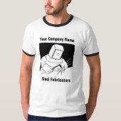Cartoon voor staalfabricage T-shirt (Voorkant)