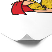cartoon voor varkenssloopserij poster (Hoek)