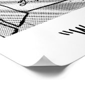 Cartoon voor waterbehoud 9470 poster (Hoek)