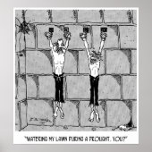 Cartoon voor waterbehoud 9470 poster (Voorkant)