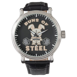 Cartoon voor werkuitbundels - staalbundels - Funny Horloge