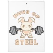 Cartoon voor werkuitbundels - staalbundels - Funny Klembord (Achterkant)