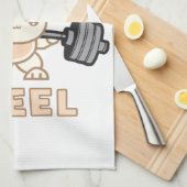 Cartoon voor werkuitbundels - staalbundels - Funny Theedoek (Quarter Fold)