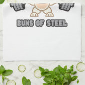 Cartoon voor werkuitbundels - staalbundels, grappi theedoek (Gevouwen)