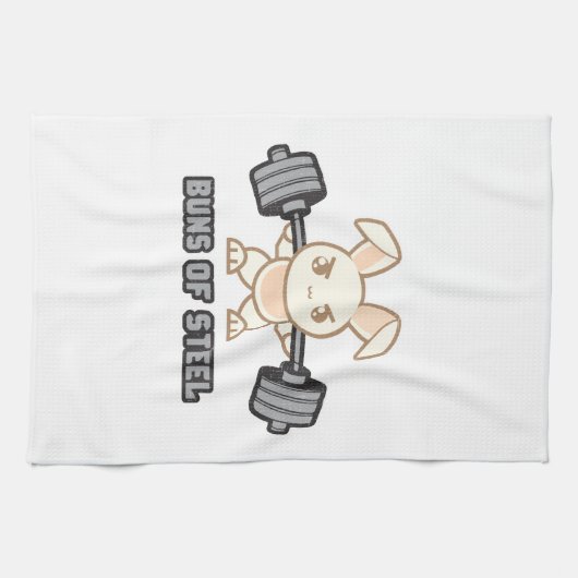 Cartoon voor werkuitbundels - staalbundels, grappi theedoek (Horizontaal)