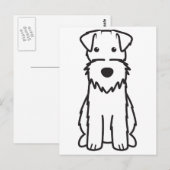 Cartoon voor wirespeed fox terrier Dog Briefkaart (Voorkant / Achterkant)