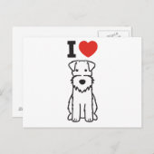 Cartoon voor wirespeed fox terrier Dog Briefkaart (Voorkant / Achterkant)