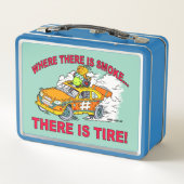 CARTOON VOORRAAD AUTO RACING TOAD (Achterkant)