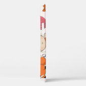 Cartoon vos, bloemetjes: handgetekend motief Case-Mate iPhone case (Achterkant / Rechts)