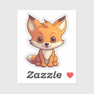 Cartoon vos sticker
