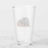 Cartoon vrachtwagen glas (Achterkant)