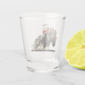 cartoon vrachtwagen shot glas (Achterkant)
