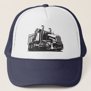 Cartoon vrachtwagen trucker hoed pet