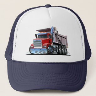 Cartoon vrachtwagenchauffeur trucker pet