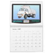 Cartoon vrachtwagenkalender kalender (Jan 2027)