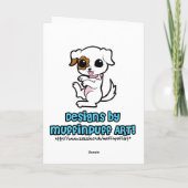 Cartoon Vrolijke Zeemeermin verjaardagskaart Kaart (Achterkant)